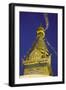 Swayambhunath Stupa, UNESCO World Heritage Site, Kathmandu, Nepal, Asia-Ian Trower-Framed Photographic Print