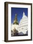 Swayambhunath Stupa, UNESCO World Heritage Site, Kathmandu, Nepal, Asia-Ian Trower-Framed Photographic Print