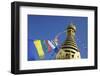 Swayambhunath Stupa, UNESCO World Heritage Site, Kathmandu, Nepal, Asia-Ian Trower-Framed Photographic Print