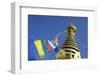 Swayambhunath Stupa, UNESCO World Heritage Site, Kathmandu, Nepal, Asia-Ian Trower-Framed Photographic Print