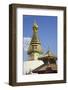 Swayambhunath Stupa, UNESCO World Heritage Site, Kathmandu, Nepal, Asia-Ian Trower-Framed Photographic Print