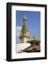 Swayambhunath Stupa, UNESCO World Heritage Site, Kathmandu, Nepal, Asia-Ian Trower-Framed Photographic Print