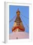 Swayambhunath Temple in Kathmandu, Nepal-zanskar-Framed Photographic Print