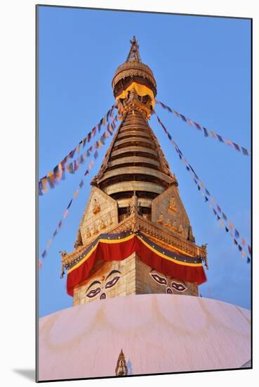 Swayambhunath Temple in Kathmandu, Nepal-zanskar-Mounted Photographic Print