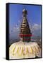 Swayambhunath Temple, Kathmandu, Nepal-Alison Wright-Framed Stretched Canvas