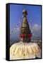 Swayambhunath Temple, Kathmandu, Nepal-Alison Wright-Framed Stretched Canvas