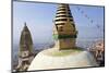 Swayambunath Stupa or Monkey Temple, Kathmandu, Nepal-Peter Adams-Mounted Photographic Print