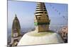 Swayambunath Stupa or Monkey Temple, Kathmandu, Nepal-Peter Adams-Mounted Photographic Print