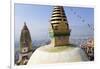 Swayambunath Stupa or Monkey Temple, Kathmandu, Nepal-Peter Adams-Framed Photographic Print