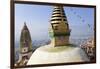 Swayambunath Stupa or Monkey Temple, Kathmandu, Nepal-Peter Adams-Framed Photographic Print