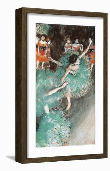 Swaying Dancer, 1877-79-Edgar Degas-Framed Premium Giclee Print