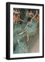 Swaying Dancer (Dancer in Gree), 1877-1878-Edgar Degas-Framed Giclee Print