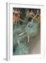 Swaying Dancer (Dancer in Gree), 1877-1878-Edgar Degas-Framed Giclee Print