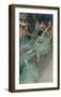 Swaying Dancer (Dancer in Green), from 1877 until 1879-Edgar Degas-Framed Giclee Print