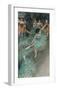 Swaying Dancer (Dancer in Green), from 1877 until 1879-Edgar Degas-Framed Giclee Print