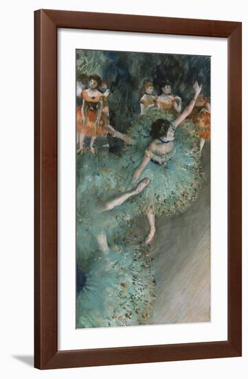 Swaying Dancer (Dancer in Green), from 1877 until 1879-Edgar Degas-Framed Art Print