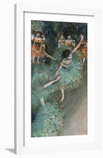 Swaying Dancer (Dancer in Green), from 1877 until 1879-Edgar Degas-Framed Art Print