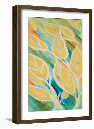 Swaying Leaves II-Lanie Loreth-Framed Art Print