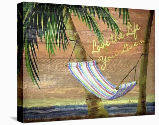 Swaying on the Beach-Karen J^ Williams-Stretched Canvas