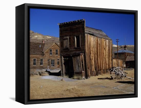 Swazey Hotel, Bodie State Historic Park, California, USA-null-Framed Stretched Canvas