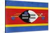 Swaziland Flag Design with Wood Patterning - Flags of the World Series-Philippe Hugonnard-Stretched Canvas