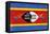 Swaziland Flag Design with Wood Patterning - Flags of the World Series-Philippe Hugonnard-Framed Stretched Canvas