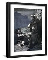 Swear to me, Hagen, my son!', 1924-Arthur Rackham-Framed Giclee Print