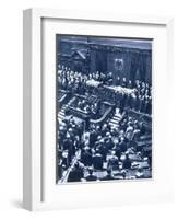 Swearing-in ceremony of President Field Marshal von Hindenburg, Berlin, 12th May, 1925-Unknown-Framed Photographic Print