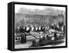 Swearing in Members of the New Parliament, 19th Century-null-Framed Stretched Canvas