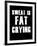 Sweat is Fat Crying-null-Framed Art Print