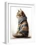 Sweater Maine Coon-Sasha-Framed Giclee Print