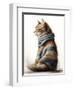 Sweater Maine Coon-Sasha-Framed Premium Giclee Print