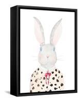 Sweater Rabbit-Nola James-Framed Stretched Canvas