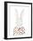 Sweater Rabbit-Nola James-Framed Art Print