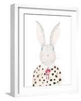 Sweater Rabbit-Nola James-Framed Art Print