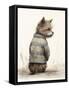 Sweater Terrier-Sasha-Framed Stretched Canvas