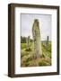 Sweden, Bohuslan, Blomsholm, stone ship circle, Iron-age burial ground, 400-600 AD-Walter Bibikow-Framed Photographic Print