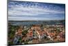 Sweden, Bohuslan, Fjallbacka, elevated town view from the Vetteberget cliff-Walter Bibikow-Mounted Photographic Print