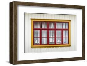 Sweden, Bohuslan, Fjallbacka, village house detail-Walter Bibikow-Framed Photographic Print