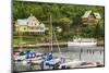 Sweden, Bohuslan, Gustavsberg, Sweden's Oldest Resort, waterfront view-Walter Bibikow-Mounted Photographic Print