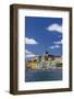 Sweden, Bohuslan, Marstrand, island town view with the 17th century Carlsten fortress-Walter Bibikow-Framed Photographic Print