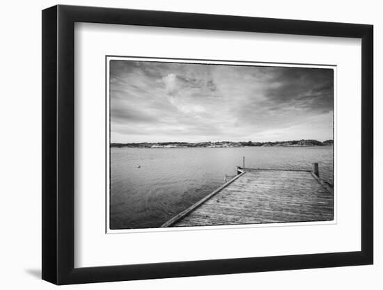 Sweden, Bohuslan, Salto Island, pier-Walter Bibikow-Framed Photographic Print