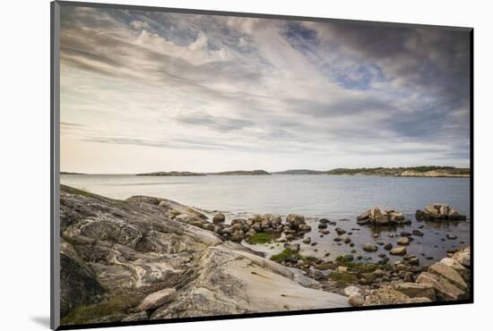 Sweden, Bohuslan, Salto Island, rocky cove seascape-Walter Bibikow-Mounted Photographic Print