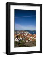 Sweden, Bohuslan, Tjorn Island, Skarhamn, town view, dawn-Walter Bibikow-Framed Photographic Print