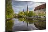 Sweden, Central Sweden, Uppsala, Domkyrka Cathedral, reflection-Walter Bibikow-Mounted Photographic Print