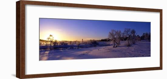 Sweden, Dalarna, winter-Panoramic Images-Framed Photographic Print