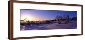 Sweden, Dalarna, winter-Panoramic Images-Framed Photographic Print