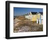 Sweden, Falsterbo, Bathing Hut at the Baltic Sea Beach-K. Schlierbach-Framed Photographic Print