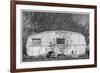 Sweden, Faro Island, Faro Broskogs, Creperie Tati-Kutens Bensin, hip former gas station-Walter Bibikow-Framed Photographic Print