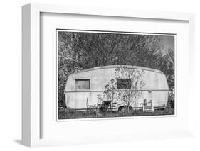 Sweden, Faro Island, Faro Broskogs, Creperie Tati-Kutens Bensin, hip former gas station-Walter Bibikow-Framed Photographic Print